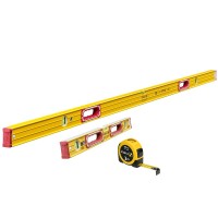 Stabila 196-2 door-framing kit Consists of 200cm + 61cm levels with BM150 3m tape &pound;154.95
